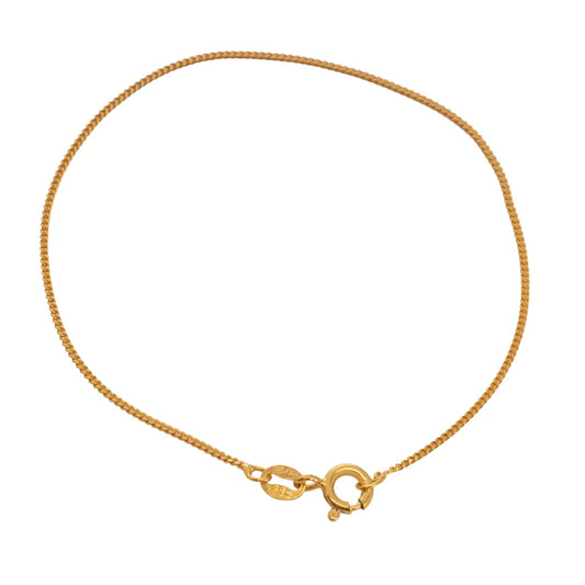 Pulsera cubanita IT 1mm 19cms
