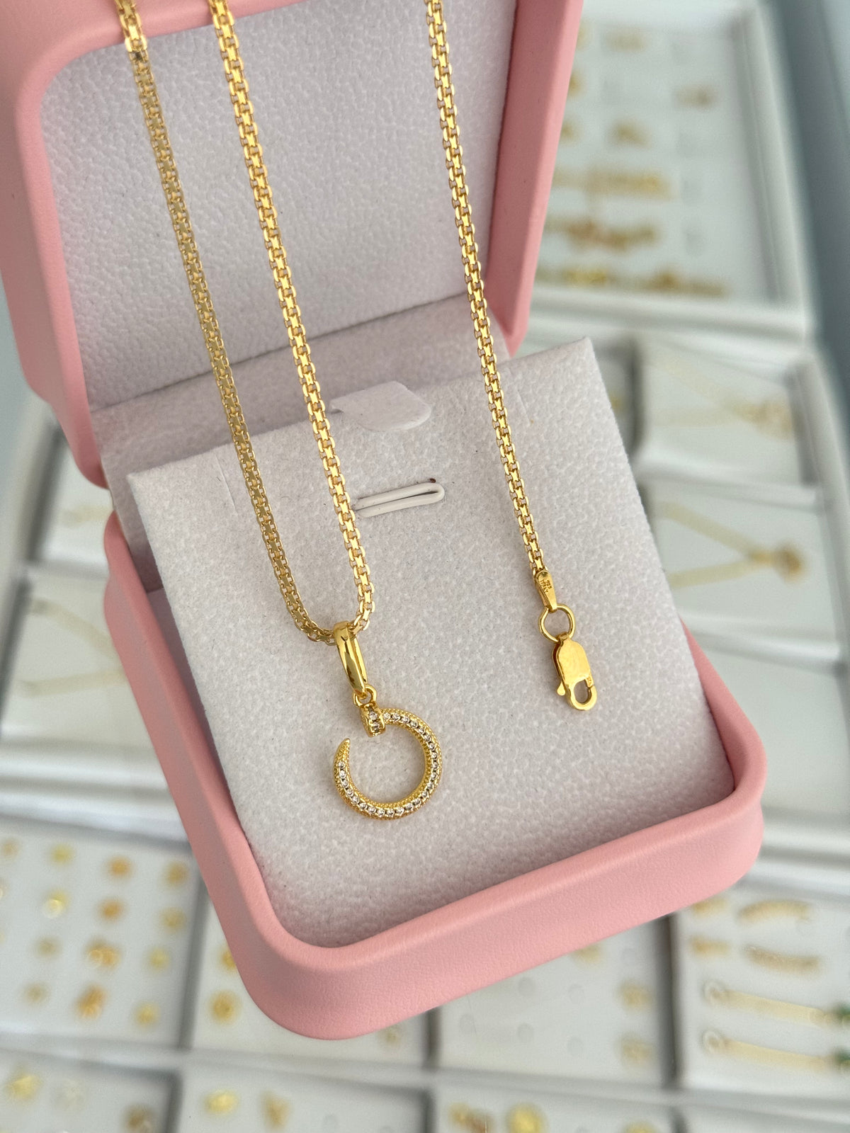 Conjunto Ct Clou (cadena y pulsera China it 2mm 45/16cms + dije)