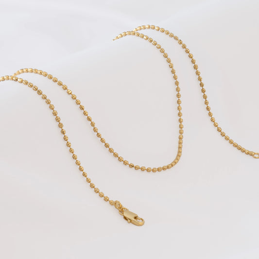 Cadena militar doble delgada 65cms