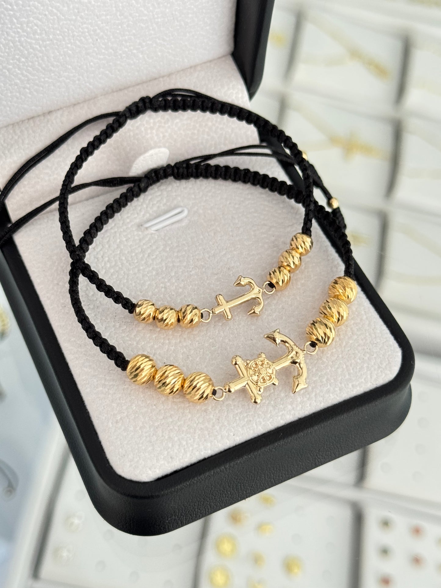 Pulsera anclas en pareja