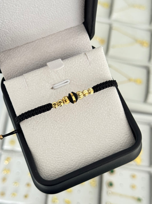 Pulsera neoargollado #6. N de balín: #4 italiano, #5 italiano.