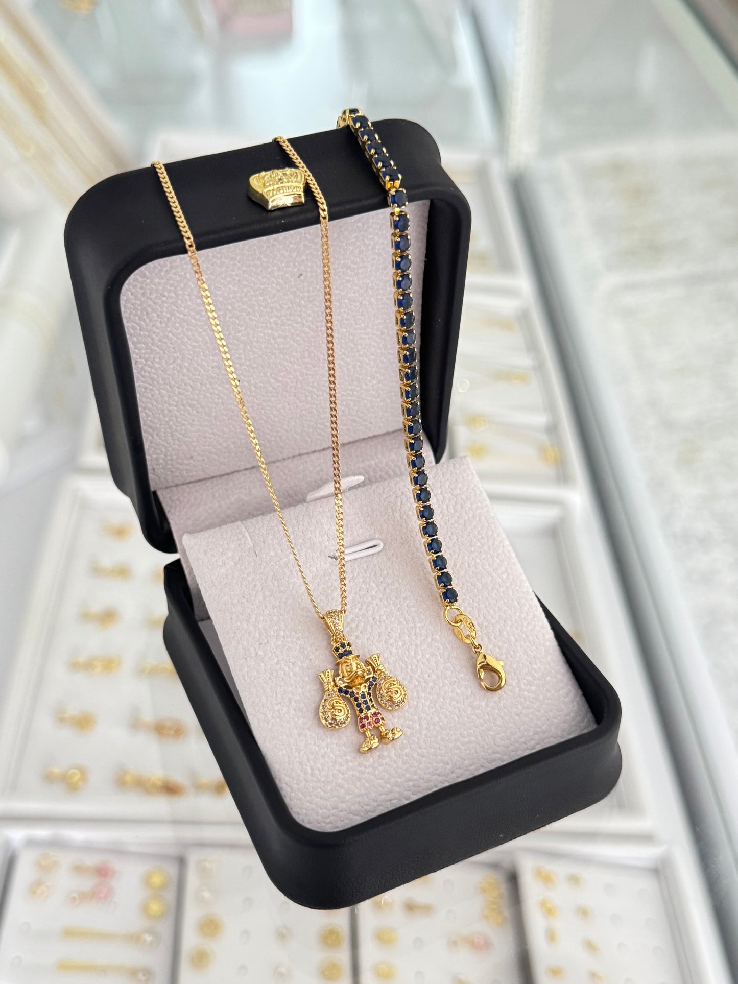 Conjunto tío rico pequeño blue