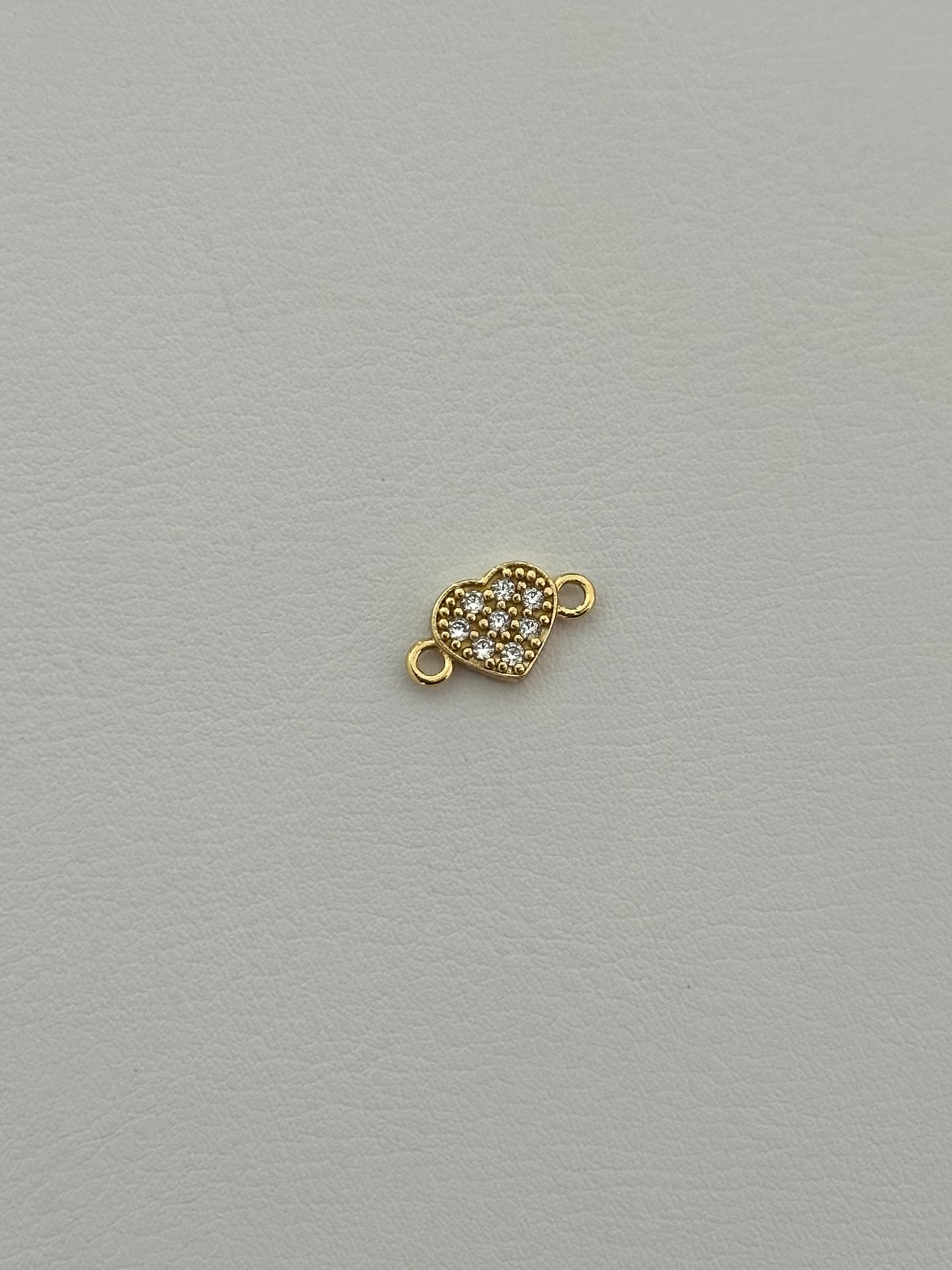 Herraje corazón circonia crystal