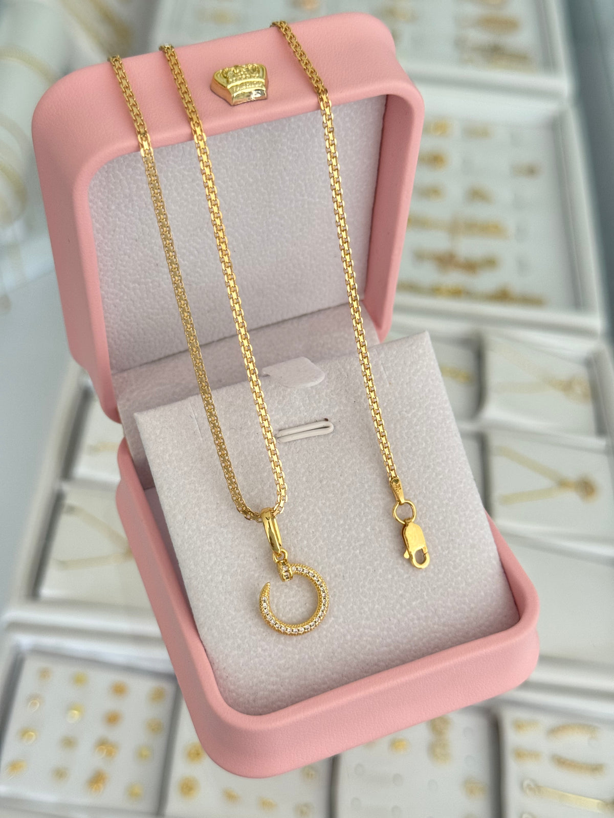 Conjunto Ct Clou (cadena y pulsera China it 2mm 45/16cms + dije)