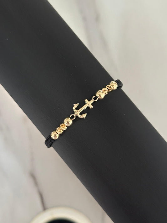 Pulsera ancla P (5mm diamantado 4mm)