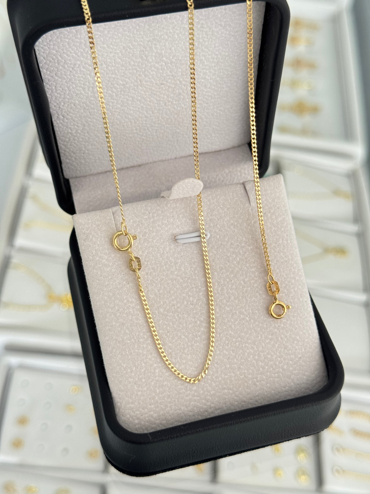 Conjunto cadena cubanita IT 1.5mm 65cms + pulsera cubanita IT 1.5mm 19.5cms