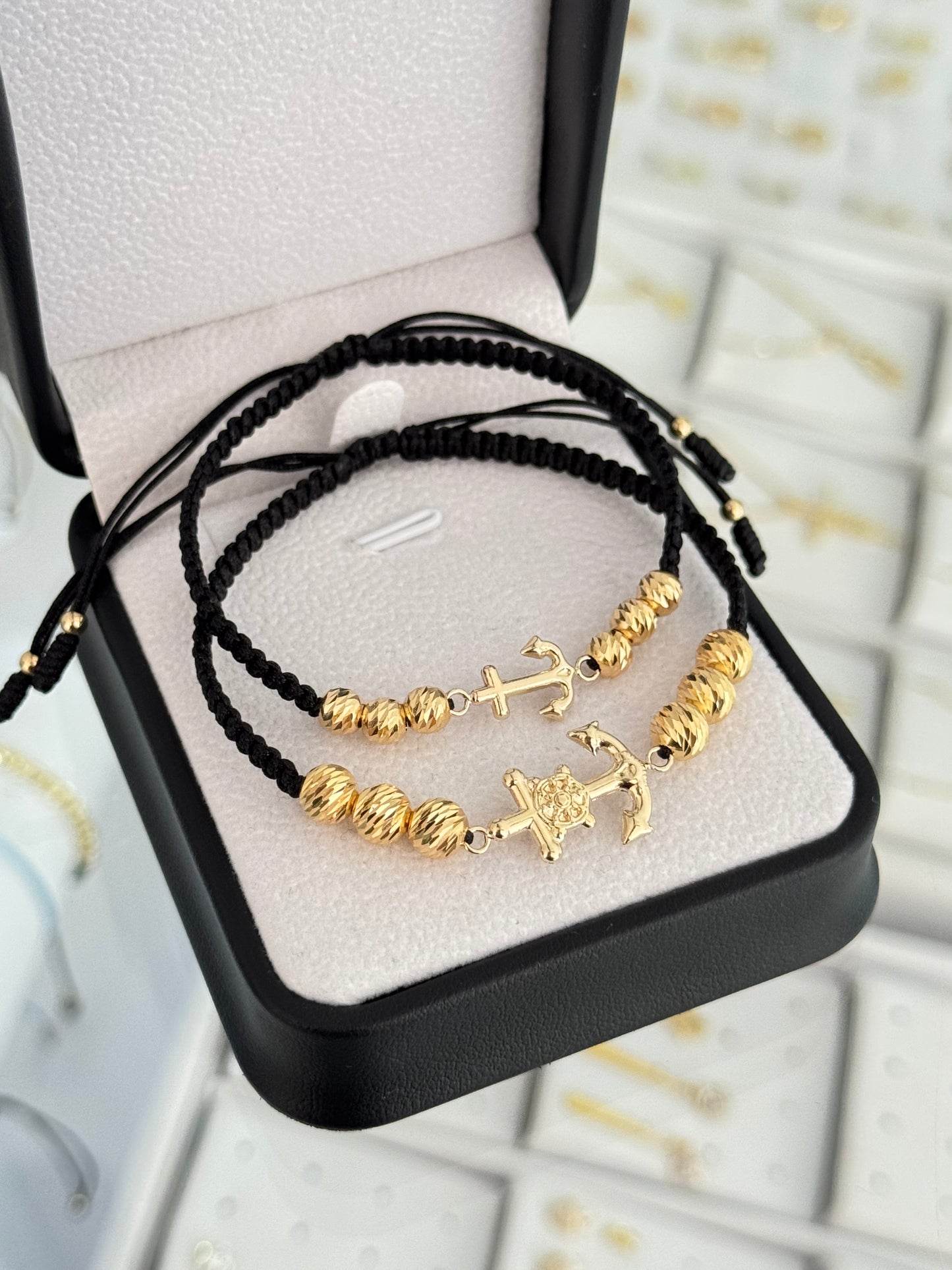 Pulsera anclas en pareja
