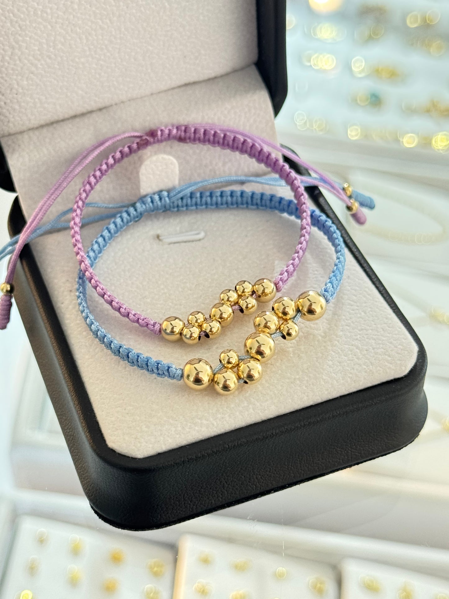 Pulsera pareja burbujas