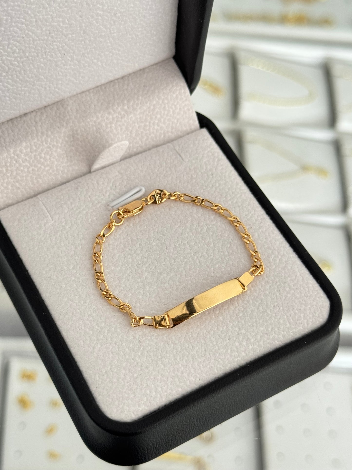 Pulsera 1x1 placa clásica 4mm*12cm