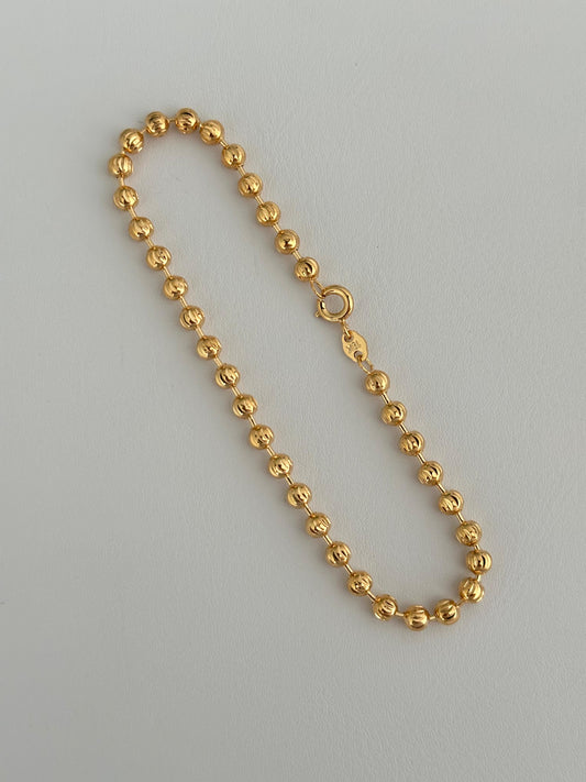 Pulsera militar díamantada 4mm 21cm exclusive