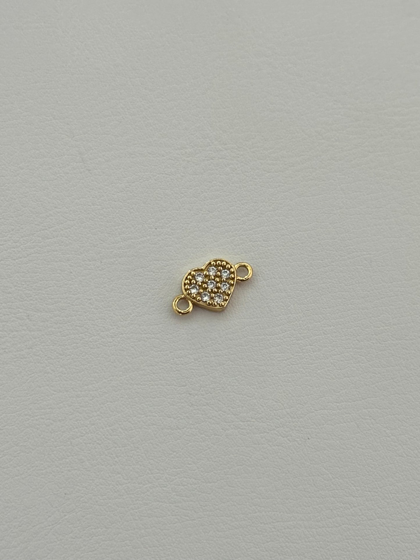 Herraje corazón circonia crystal