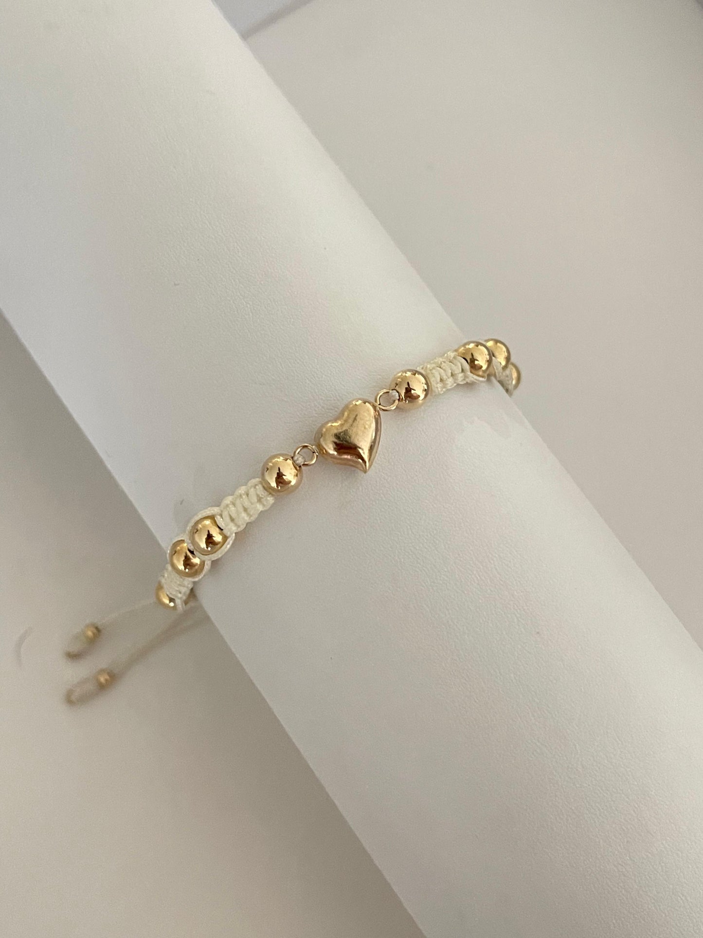 Pulsera corazón soplado (5mm)