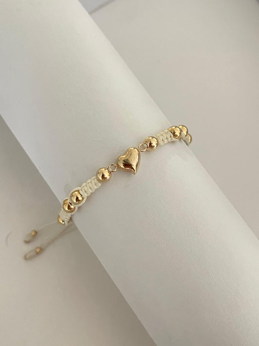 Pulsera corazón soplado (5mm)