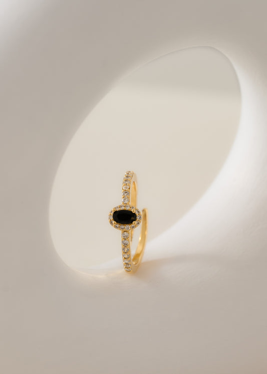 Anillo dynasty negro ajustable