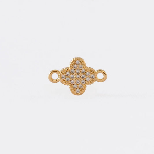 Herraje Clover circonia 8mm