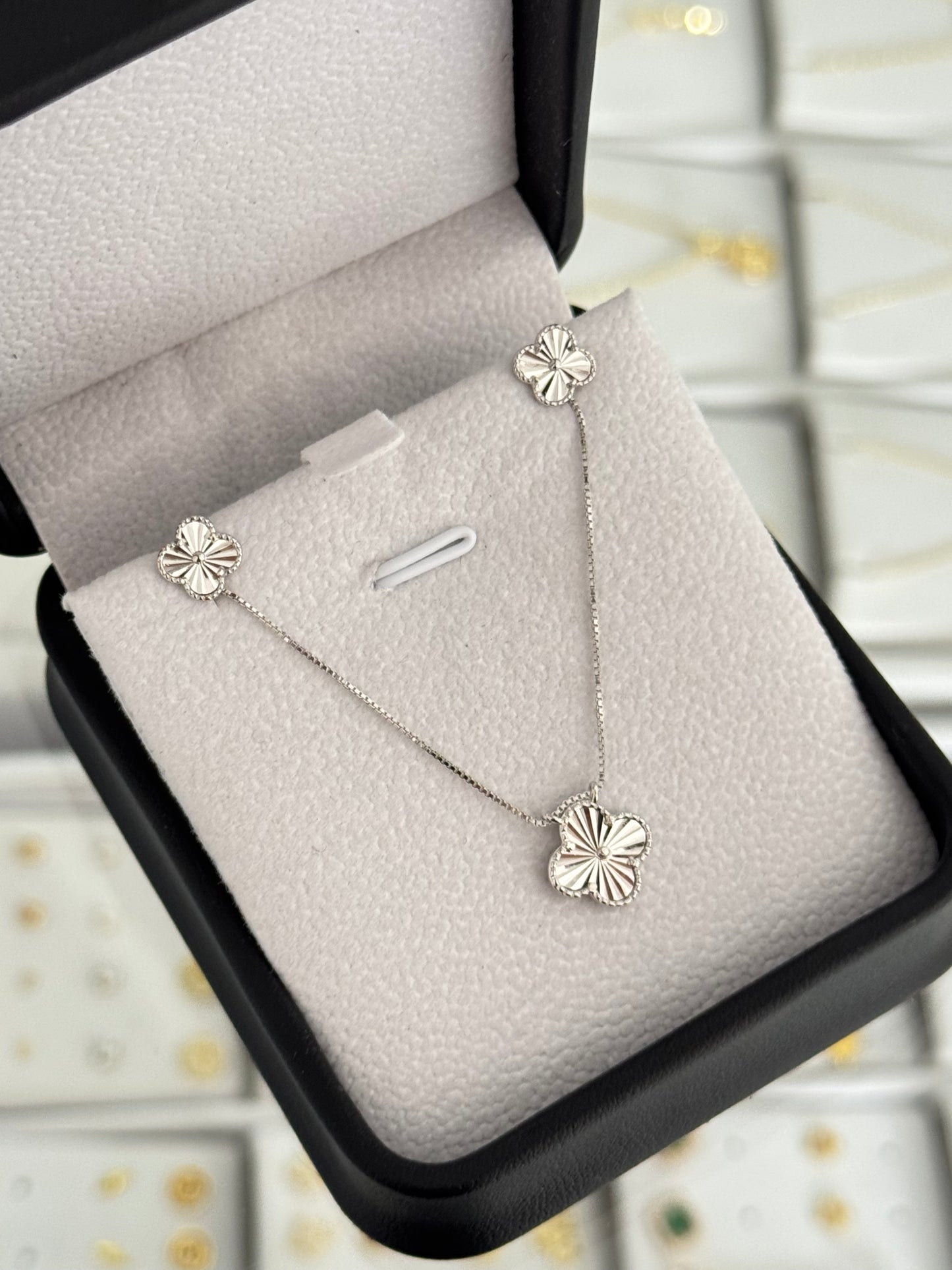 Conjunto clover 0,8 mm Plata