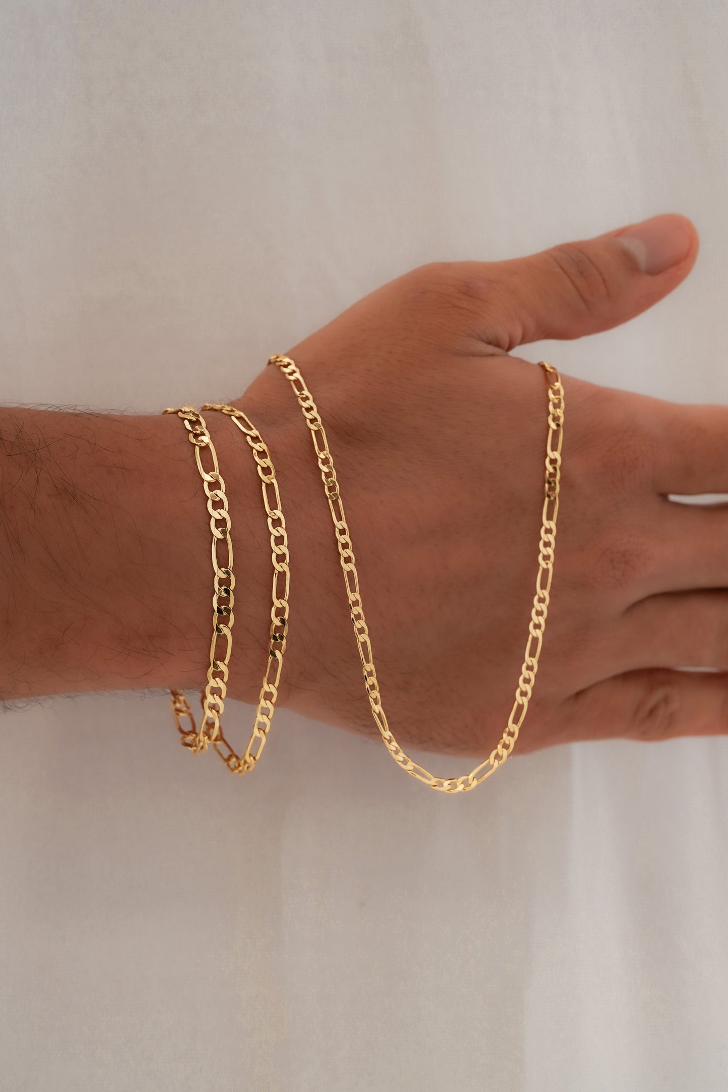Cadena 3x1 diamantada 65cm 3mm