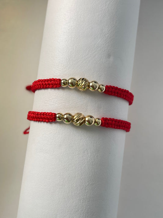 Pulseras de pareja diamantada