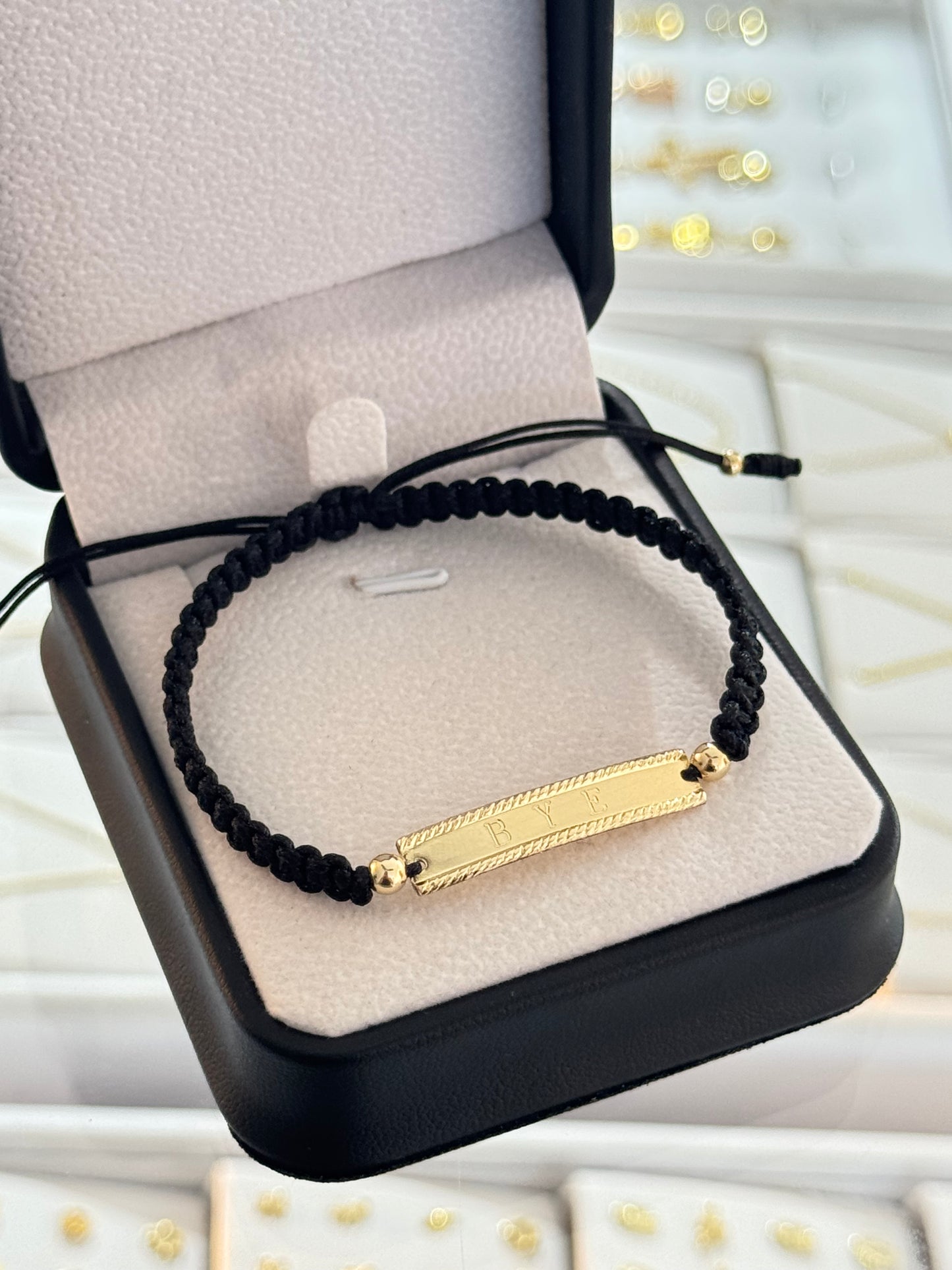 Pulsera placa grande personalizada. N de balín: #4
