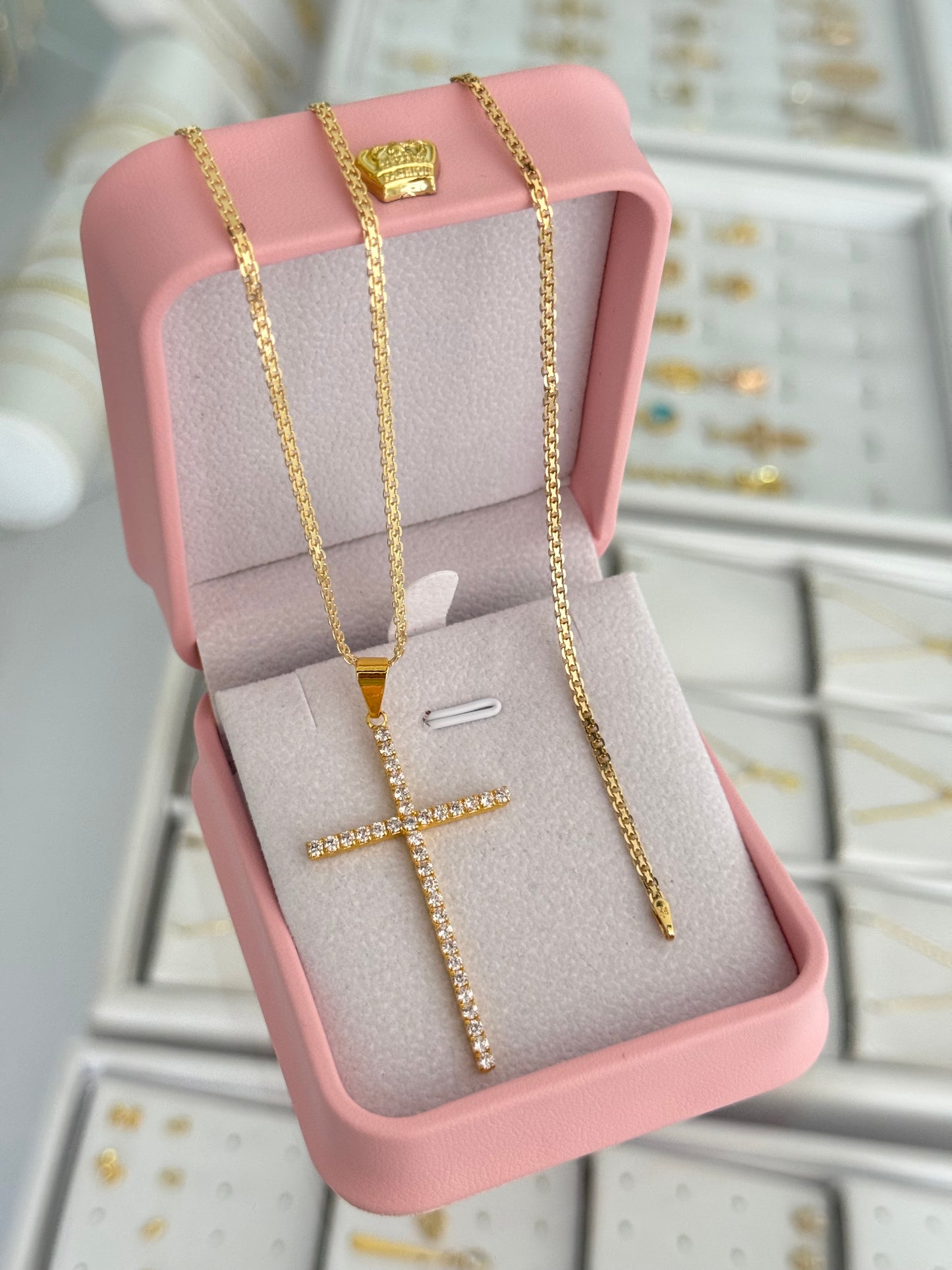 Conjunto cruz sparkle (China it 2mm)
