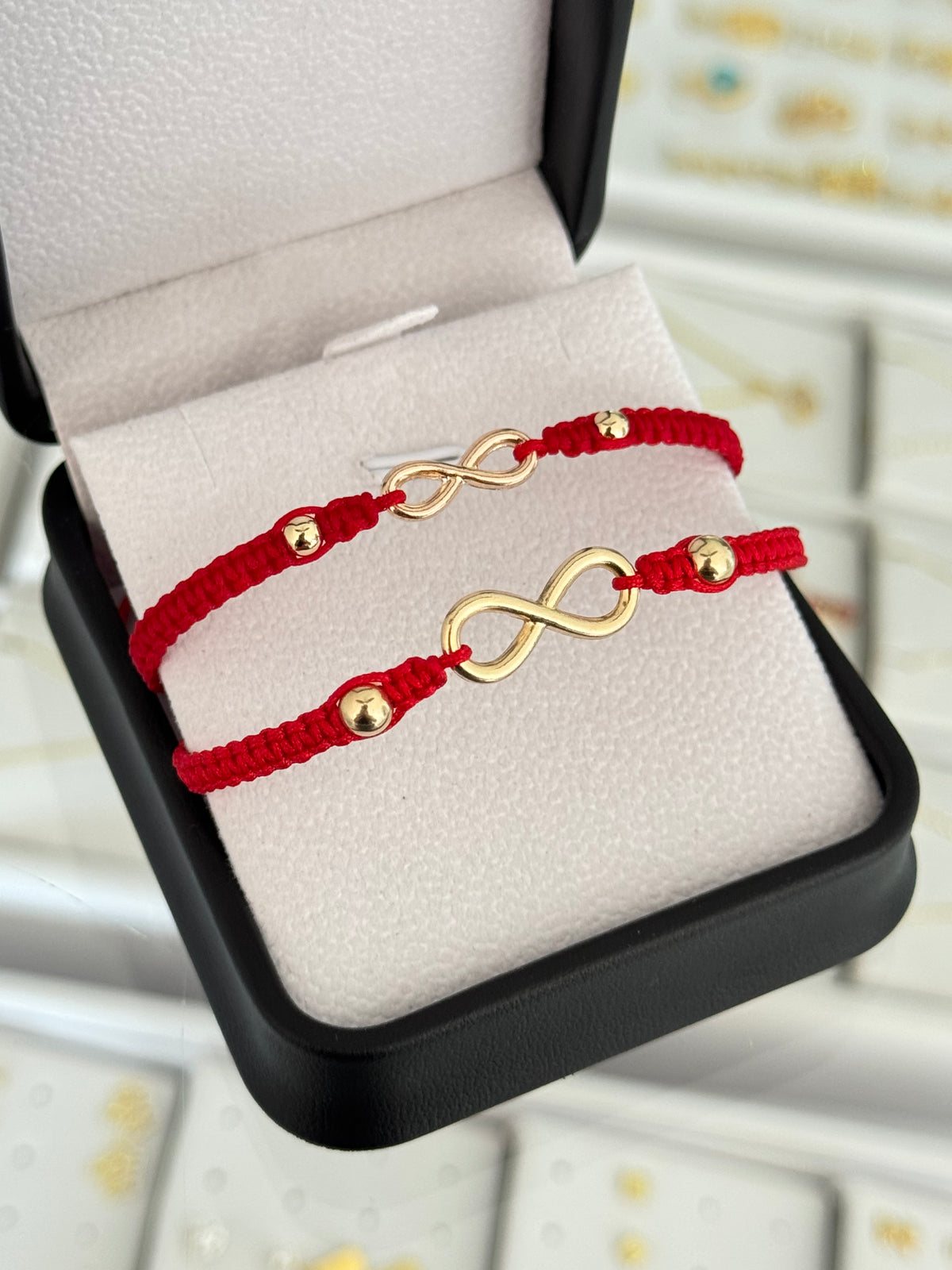 Pulseras parejas infinito