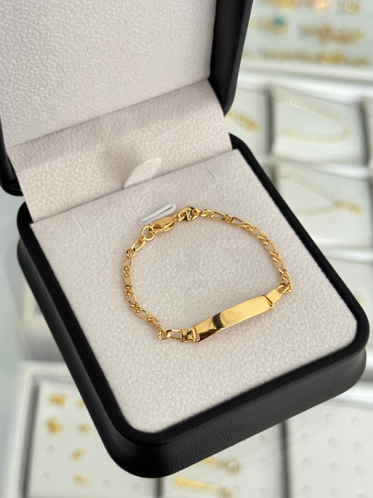Pulsera 1x1 placa clásica 4mm*12cm