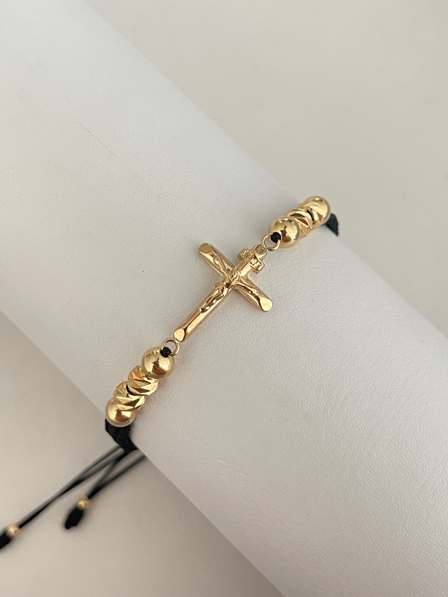Pulsera cruz grande (5mm)