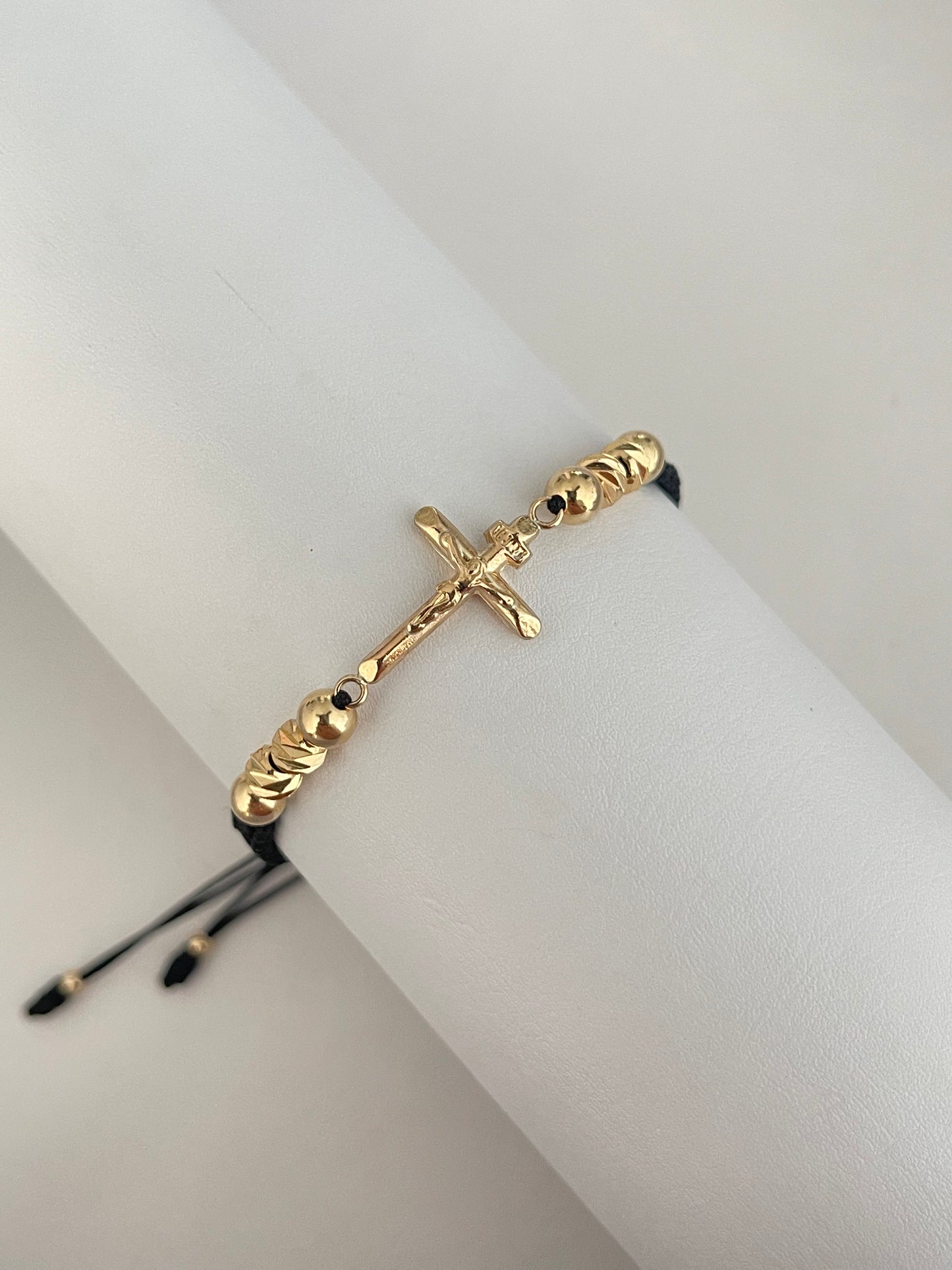 Pulsera cruz grande (5mm)