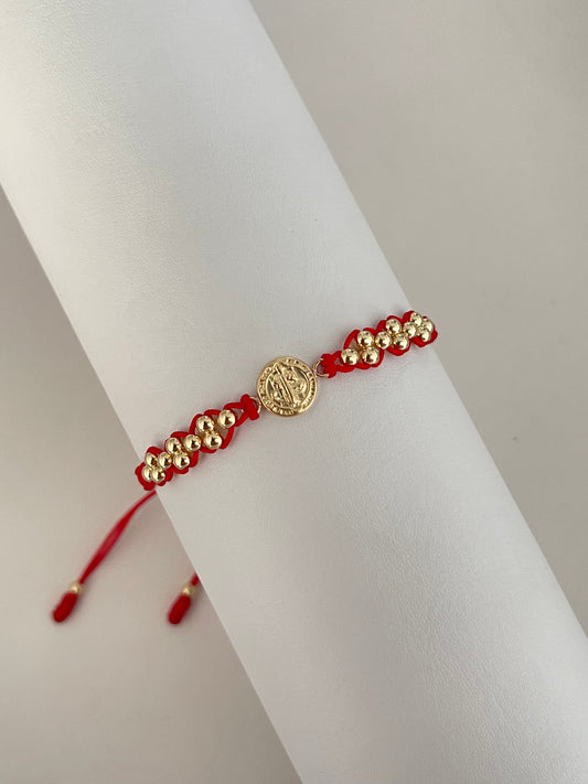 Pulsera san Benito peq (3mm)