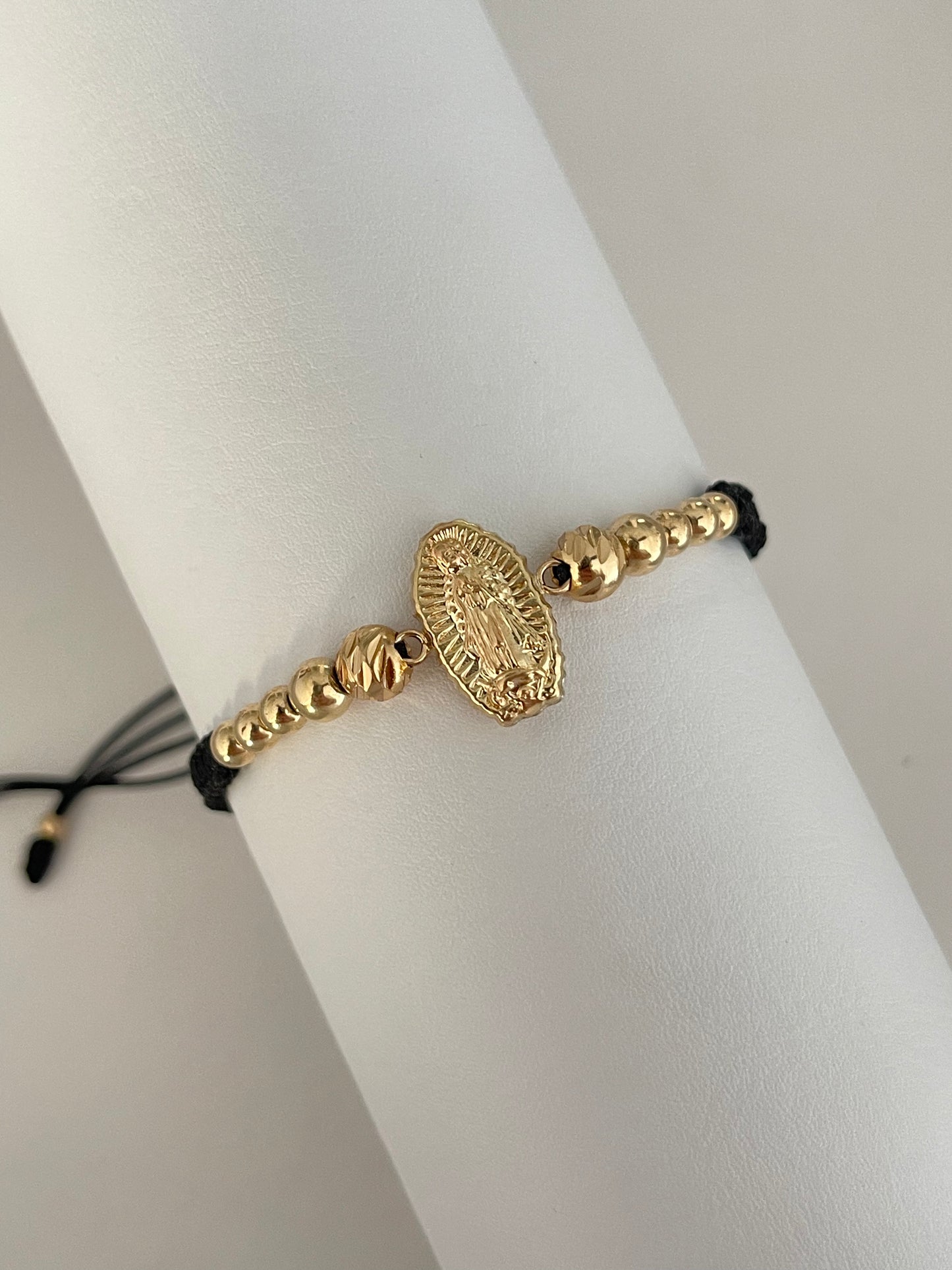 Pulsera Guadalupe tallada (6mm, 5mm, 4mm)