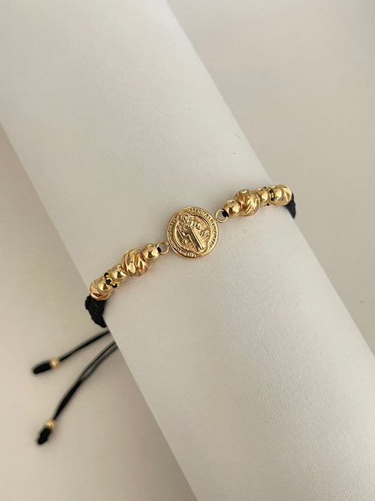 Pulsera san Benito M (6mm, 4mm, 5mm)