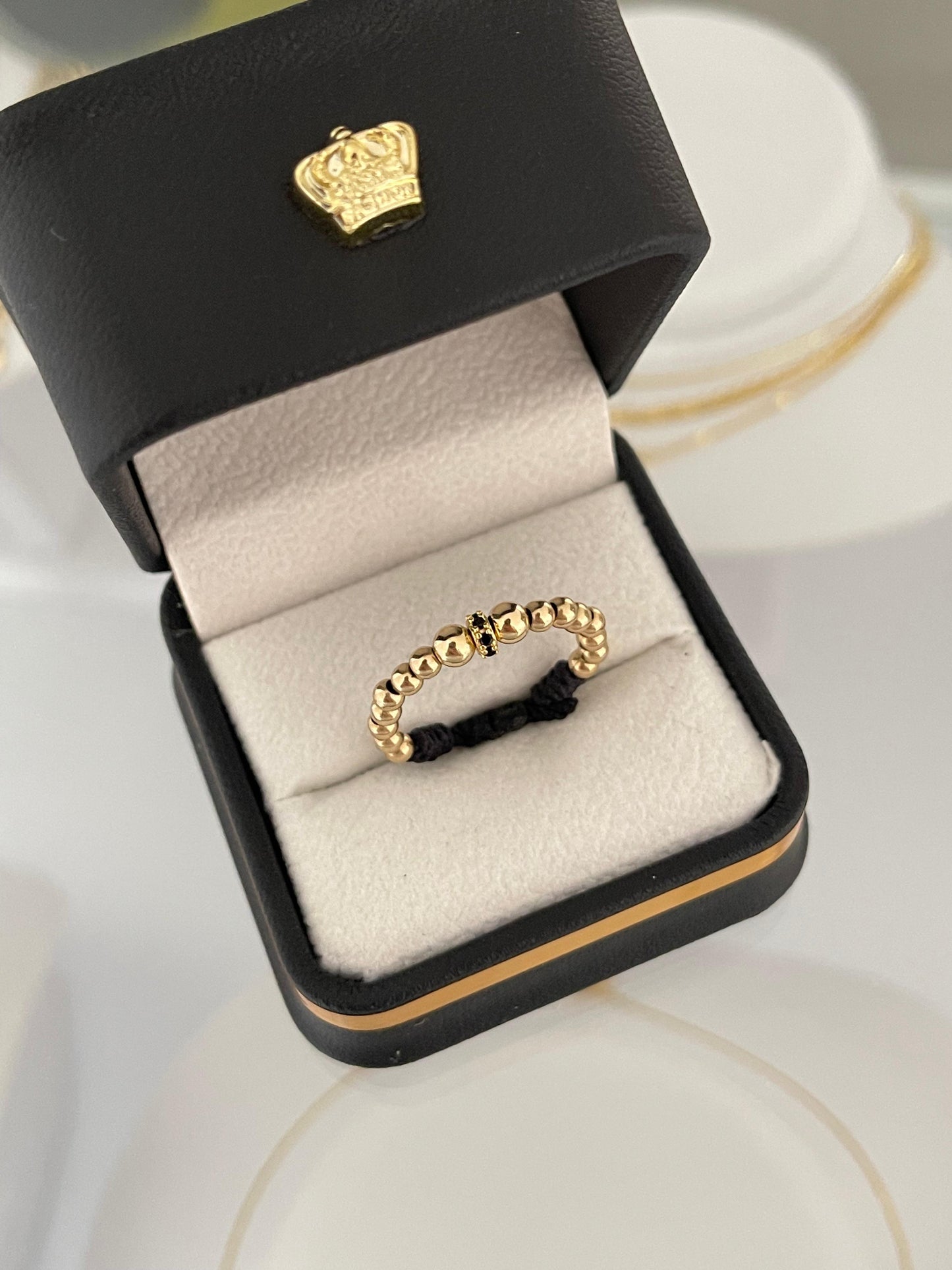 Anillo tejido circonia (4mm, 3mm)