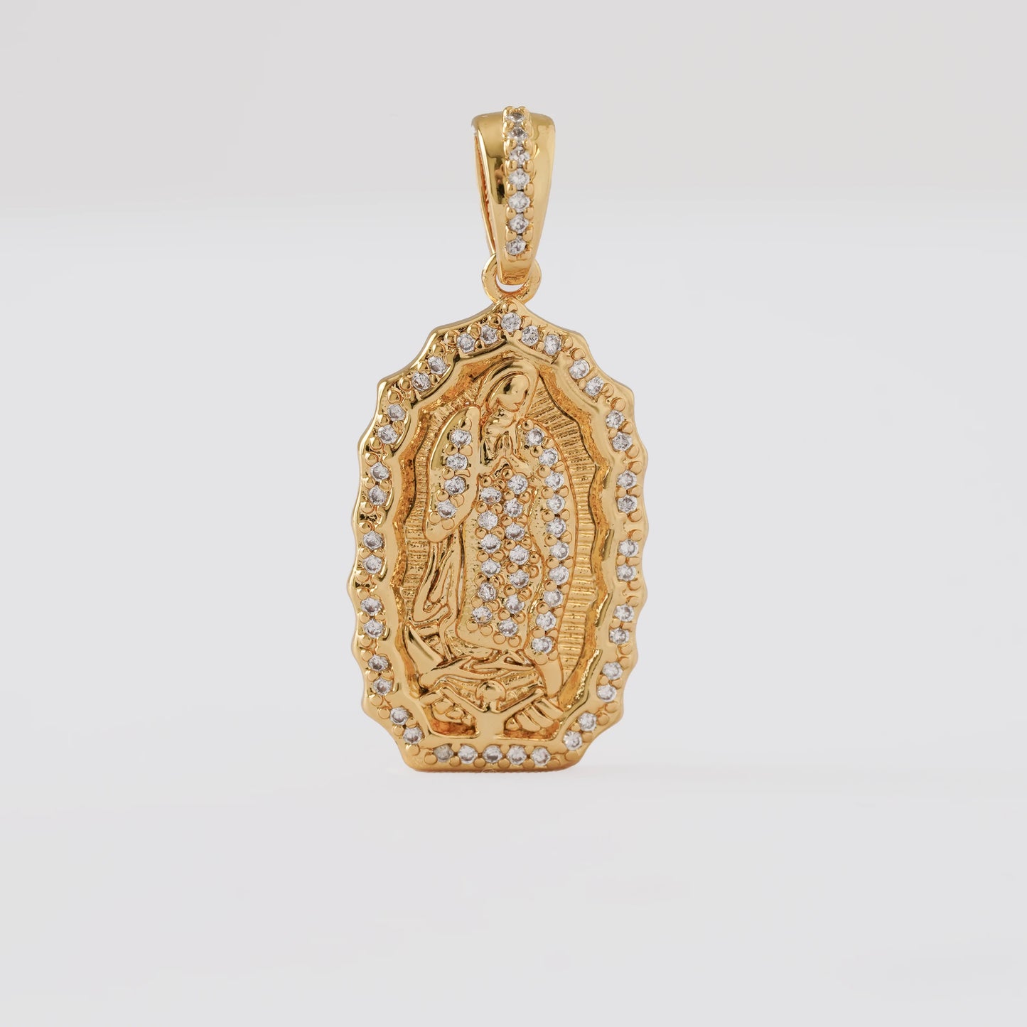 Dije medalla de Guadalupe