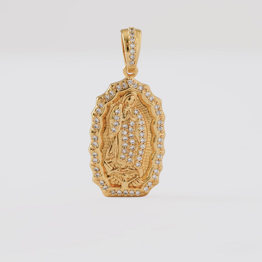 Dije medalla de Guadalupe