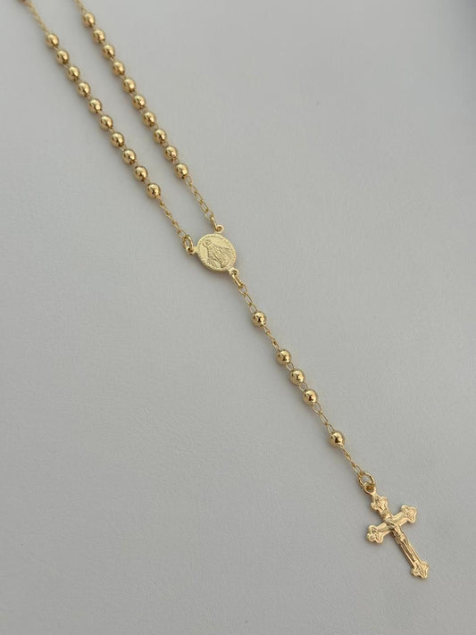 Rosario milagrosa remarcada balin 4 mm (45cm) exclusive