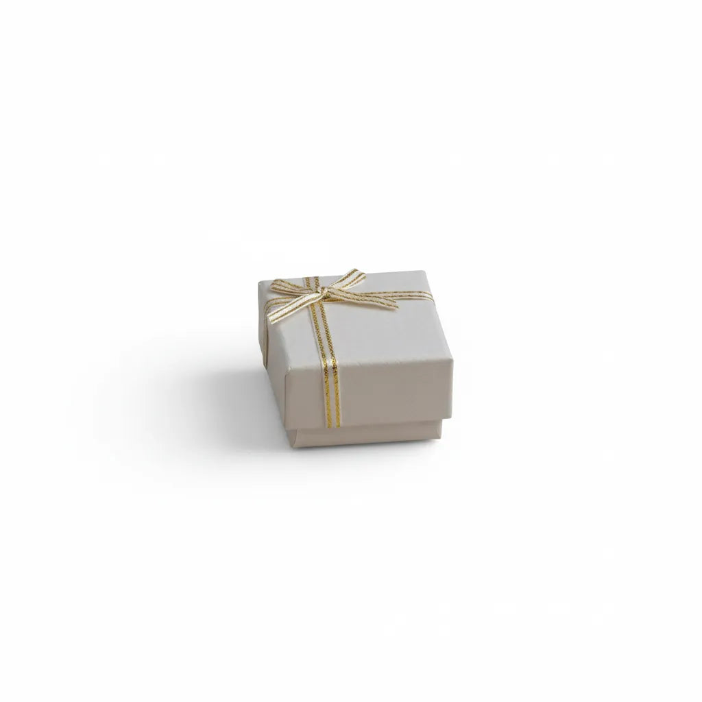 Caja de joyería 4 × 4 cm  Blanco