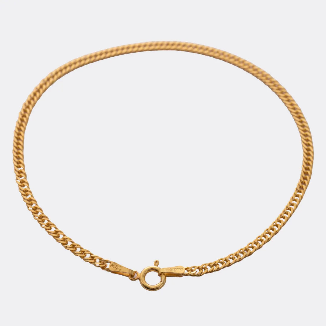 Pulsera cubana continua IT 2.3mm 19Cms