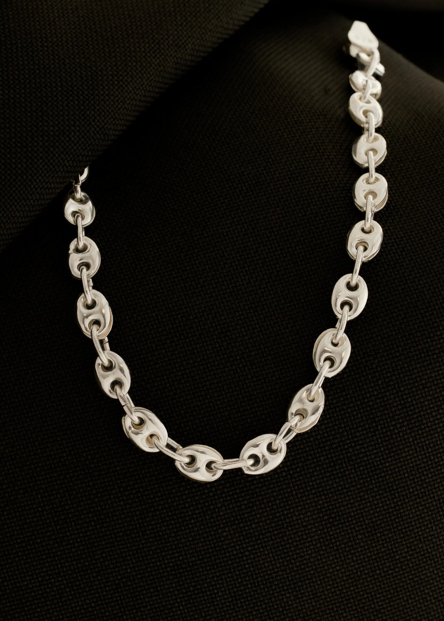 Pulsera Gcc 4 mm 19Cms, plata ley 925