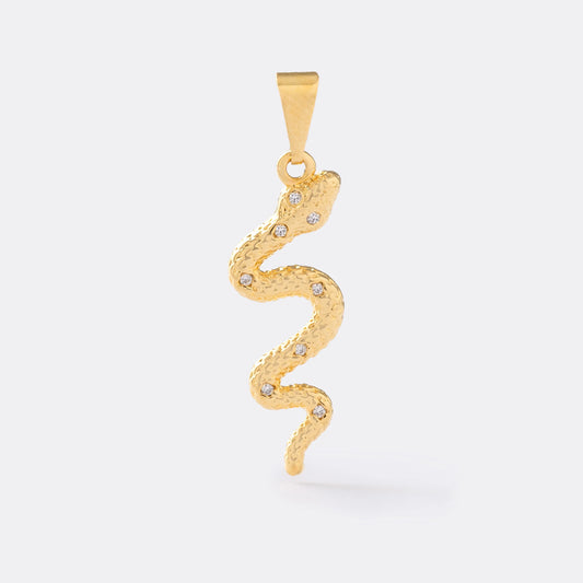 Dije serpiente cristal