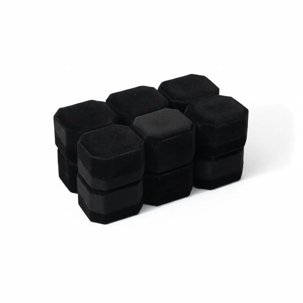 Caja de joyería Hexagonal 6×5,3×3,8 cm-Px12