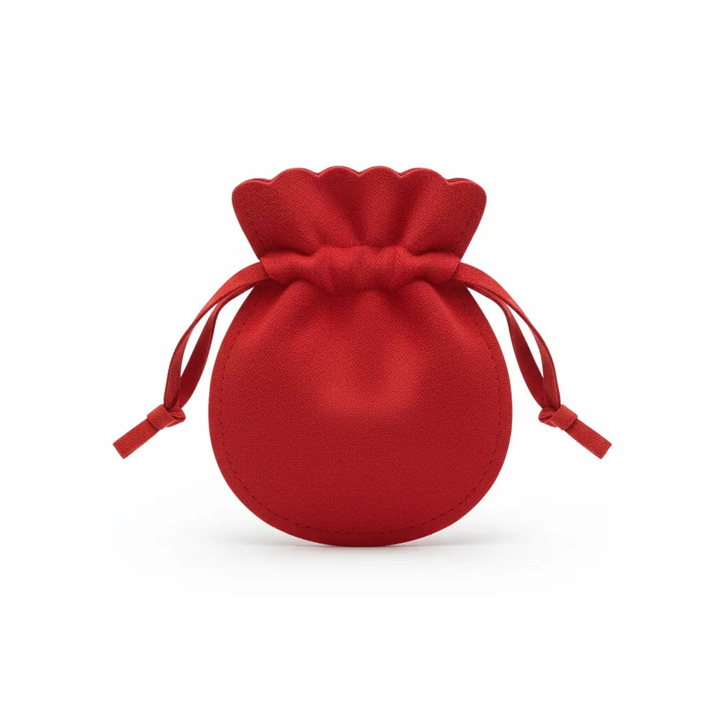 Bolsita con cordón ajustable 7,5 × 9,5 cm