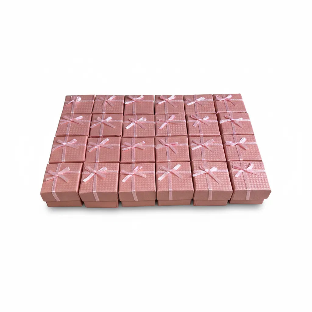 Caja de joyería 4 × 4 cm - Px24 Rosado