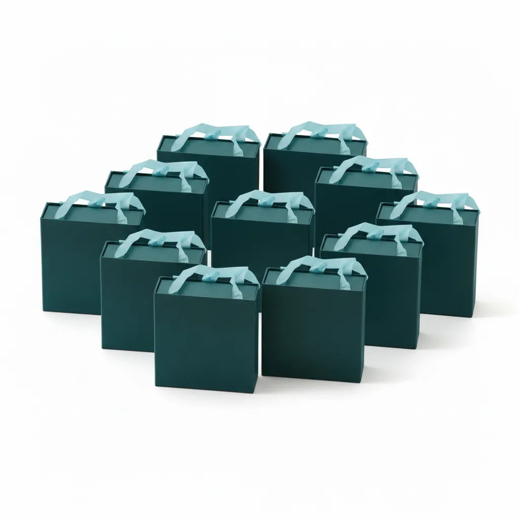 Caja de joyería con colgaderas 10×10×3,5 cm - Px12