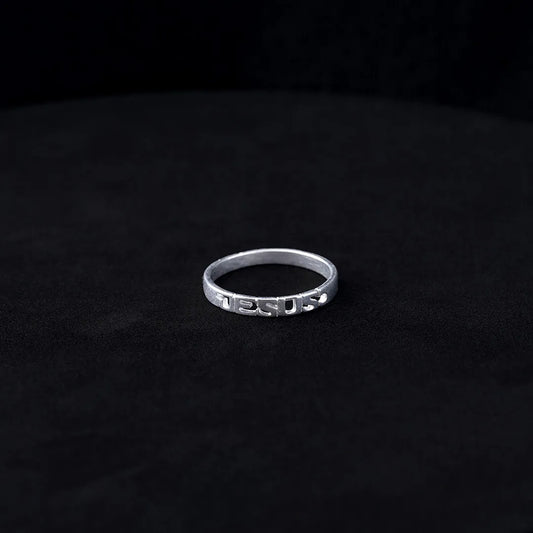 Anillo Jesus Plata ley 925