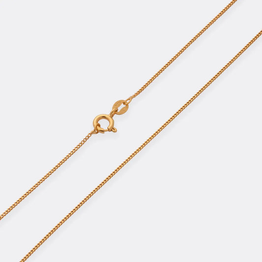 Cadena cubanita IT 1mm 45 Cms.