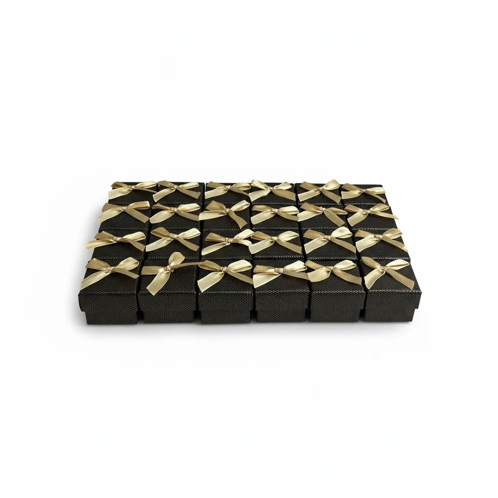 Caja de joyería 4 × 4 cm - Px24 Café Oscuro