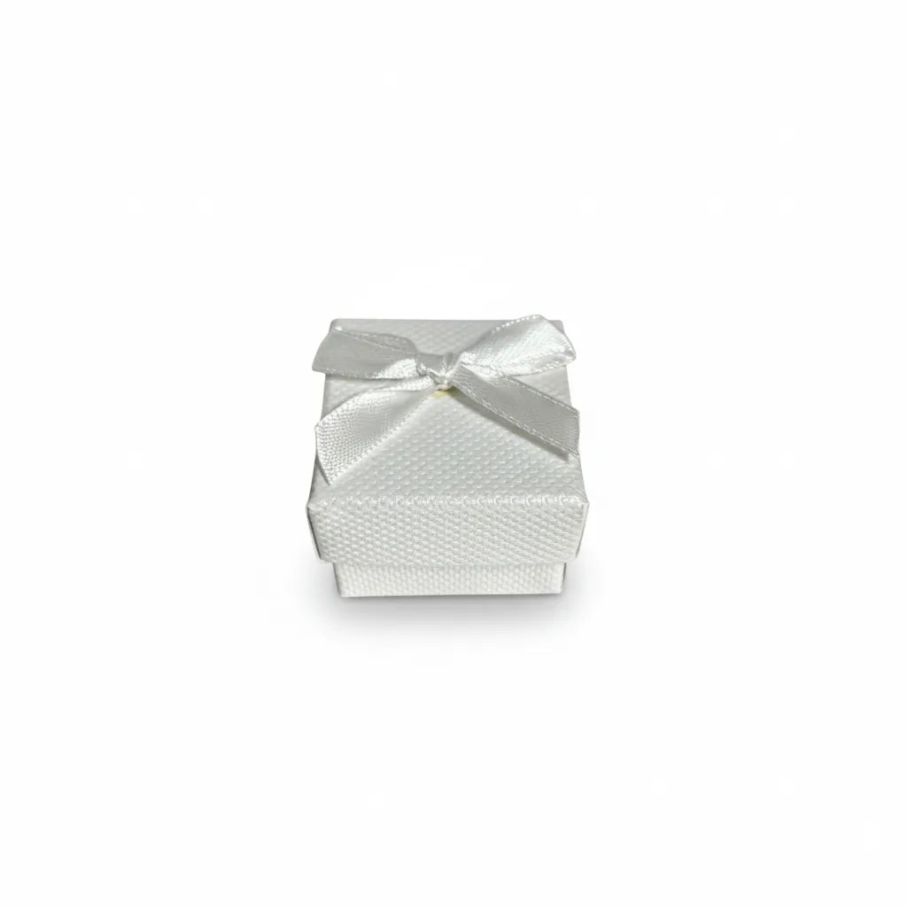 Caja de joyería 4 × 4 cm  Blanco