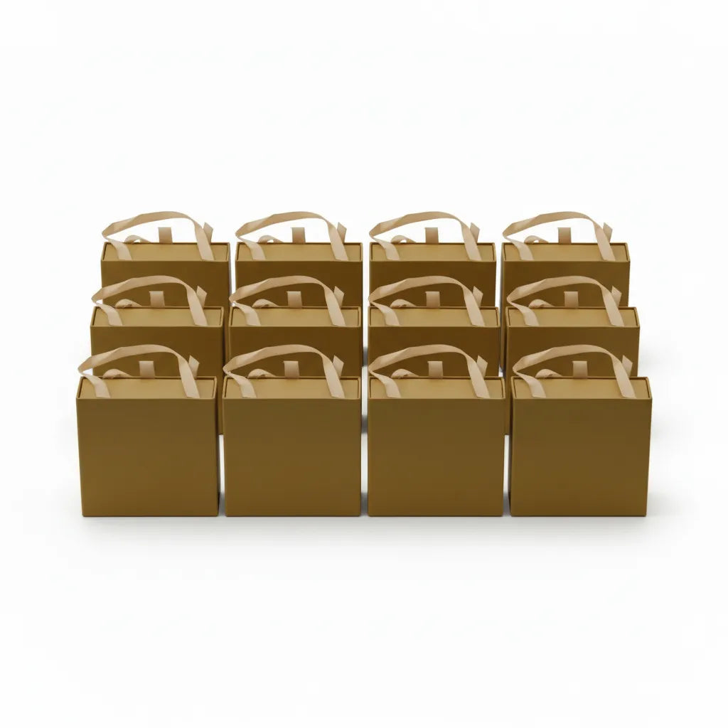 Caja de joyería con colgaderas 10×10×3,5 cm - Px12