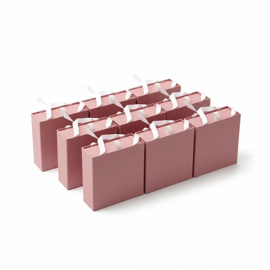 Caja de joyería con colgaderas 10×10×3,5 cm - Px12