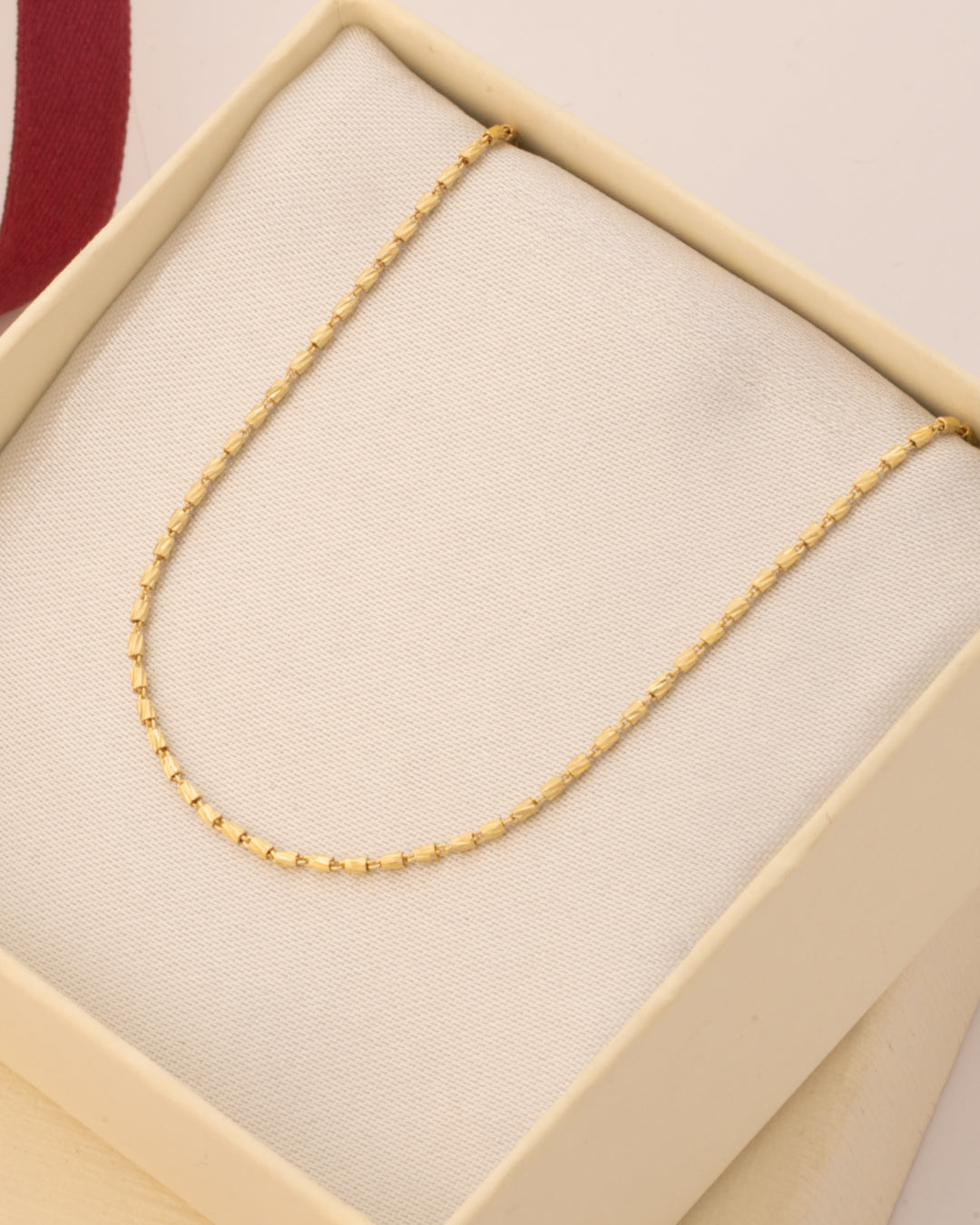 Cadena Tube Gold IT 65 Cm